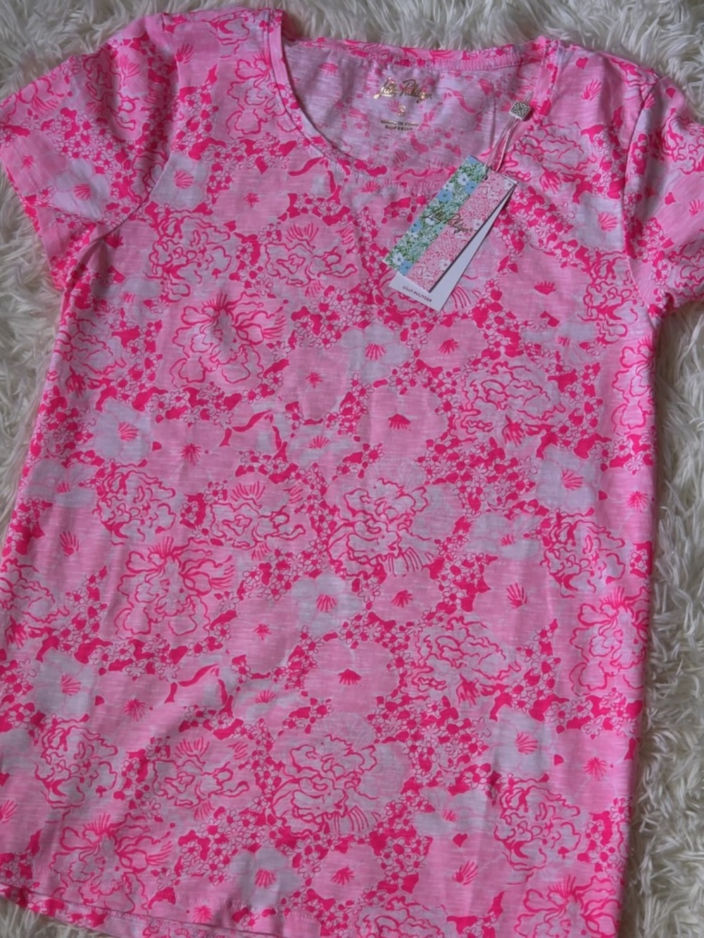 NWT Lilly Pulitzer Top "Burst Of Joy"